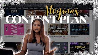 How to Plan 25 Days of Vlogmas Content (That Actually Works!)