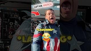‍️Captian America Meets Shaykh Uthman and this Happened! #shorts