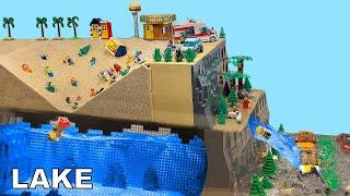 LEGO QUICKSAND - UNDERGROUND LAKE FLOODS the CITY - DISASTER Action MOVIE  ep 65