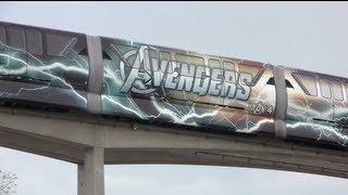 The Avengers Monorail debuts at Walt Disney World in Orlando (Avengerail)