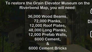 Farming Simulator 25 Building & Restoring The Grain elevator museum