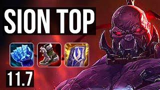 SION vs URGOT (TOP) | Rank 2 Sion, 5/0/5 | EUW Challenger | v11.7