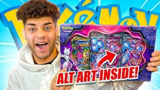 $100 ALT ART PULLED IN NEW POKEMON MEWTWO V-UNION BOX!!