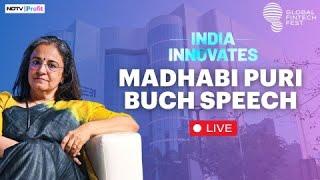 Madhabi Puri Buch Speech LIVE | SEBI Chairperson LIVE | Madhabi Puri Buch At Global Fintech Fest