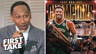 FIRST TAKE| Bucks are winning IT ALL! - Stephen A. on Giannis dominates, beat Thunder to win NBA Cup