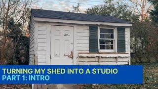 Turning my Shed into a Hobby Studio - Part 1:Intro