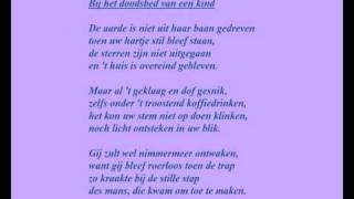 Willem Elsschot - Gedicht: 'Bij het doodsbed van een kind'