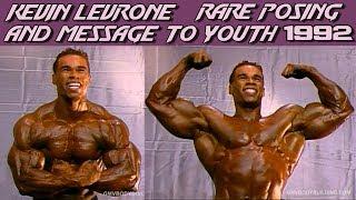 Kevin Levrone Rare Posing & Message to Youth (Please Read Description)