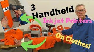 Printing on Clothing -3 Handheld Inkjet printers tested!