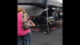 Daddy Dave's Goliath Warming up in the pits very Loud! #streetoutlaws #DaddyDave #noprep