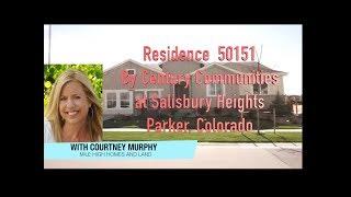 New Homes in Parker Colorado - Ranch Model by Century Communities at Salisbury Heights - Real Estate