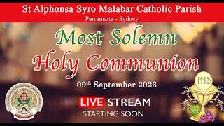 ആദ്യകുർബ്ബാന സ്വീകരണം | Most Solemn Holy Communion | 09.09.2023 | Syro Malabar Holy Qurbana