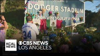 Fans pay respects to Dodgers legend Fernando Valenzuela