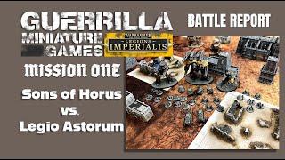 Legions Imperialis Battle Report - Sons of Horus vs. Collegia Titanica