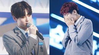 Wanna One Hwang Minhyun and Park Woojin Open up about the Hard Times They Had in the Past