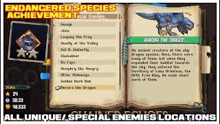 Chained Echoes -How to Unlock & Defeat all Unique/ Special Enemies  (Endangered Species Achievement)