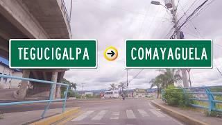 Leaving FAST from the CENTER of TEGUCIGALPA towards the Comayaguela METEDEROS