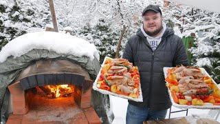 ГОТОВИМ УЖИН В ПОМПЕЙСКОЙ ПЕЧИ