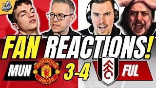 MAN UNITED FANS ANGRYREACTION TO MAN UNITED 3-4 FULHAM | FA CUP FAN REACTIONS