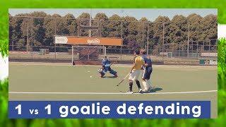 1 vs 1 Goalie Defending - Goalkeeper Technique | Hockey Heroes TV