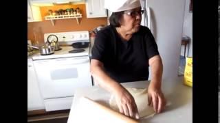 Helen in the Kitchen Making Apple Pie