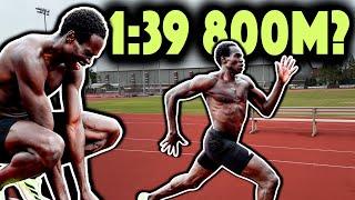CRAZIEST WORKOUT EVER! Marco Arop's 1:39 800m Pursuit