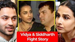 Vidya Balan Talks About Her Fight With Siddharth Roy Kapur - Funny Story | Raj Shamani Clips