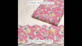 AAVARNAM - Designer Boutique Fabrics #onlinefabricstore #fabricshop #fabricshopping #trending