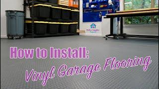 How to Install DIY Vinyl Garage Flooring