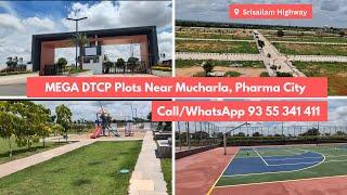 Fully Developed DTCP Open Plots Near Mucherla Pharma CIty Srisailam Highway - Maheshwaram Open PLots