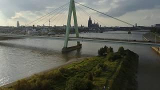 Drone Video - Rheinufer Köln / Cologne / Kölle - gefilmt mit DJI Mavic Pro