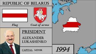 Belarus Modern History (1918-2020). Every Year. История Белоруссии.