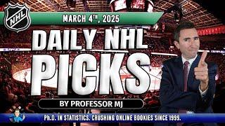 NHL PICKS TODAY | 2 BETTING TIPS FOR TONIGHT (INCLUDING A PREMIUM PICK)! (March 4) #nhlpicks