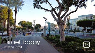 Israel Today: Krayot. Street Sounds: Silent Excursion through Haifa Suburbs.️[4K/60fps]