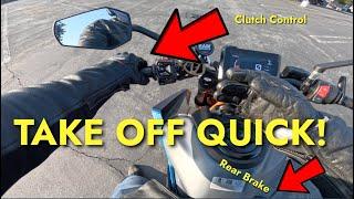 How to STOP stalling your motorcycle and take off QUICK