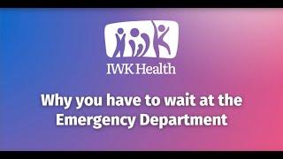 IWK Emergency Department wait times