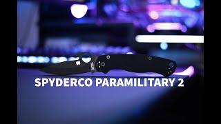 THE POCKET DEPLOY KNIFE | Spyderco Paramilitary 2 Emerson Wave (Black DLC)