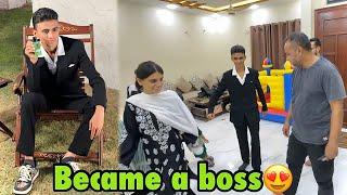 Abdullah became a boss for full day | family reaction