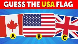 Can You Guess the Country Flag?  Easy to Impossible Levels (45 Flags Quiz Challenge)