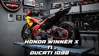 HONDA MOPPED WINNER X ft. DUCATI 1098 NICKY HAYDEN