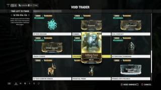 Warframe Baro Ki'teer PS4 December 16th Baro bought many, many things