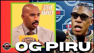 OG PIRU SLAMS STEVE HARVEY Call Him a FAKE! Sauce Walka A Real One!