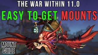 Easy to Get The War Within Mounts 11.0 & How to Get Them | WoW Easy Mount Guide