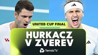 THRILLING Hubert Hurkacz vs Alexander Zverev Highlights | United Cup Final 2024