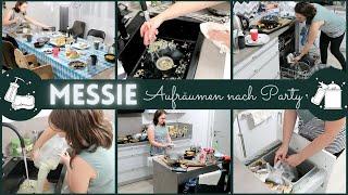 Messie Haus aufräumen/ Aufräum Motivation/ Nachtputzen /aufräumen nach Party /Cleaning after dark 22