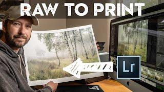 HOW I EDIT a photo from RAW to PRINT in LIGHTROOM