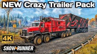 New Crazy Trailer Pack In SnowRunner Season 15 #snowrunner #offroad #truck