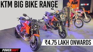 KTM High-Performance Motorcycle Range Launched at ₹4.75 Lakh in India | PowerDrift QuickEase