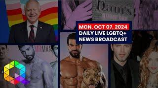 Monday, October 7, 2024 Daily LIVE LGBTQ+ News Broadcast | Queer News Tonight