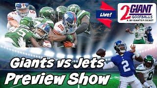 NY Giants vs NY Jets Preview Show - The Battle for New York - Week 8 NFL